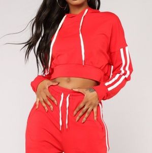 NWT Fashion Nova cropped hoodie